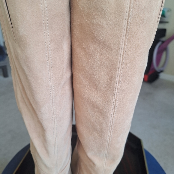 Elegant Light Tan Knee-High Boots Sam Edelman Size 9M - Picture 4 of 13